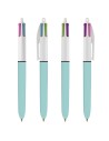 Bolígrafos Bic de 4 colores fashion