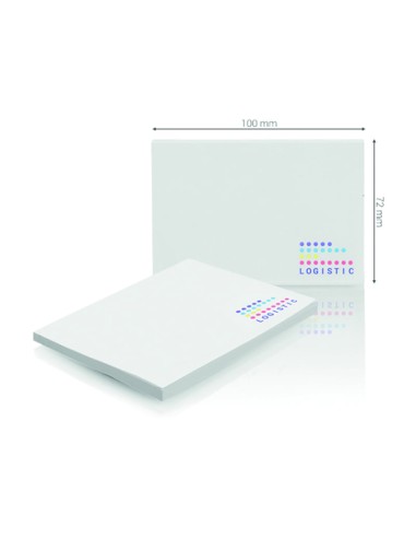 Notas adhesivas rectangulares