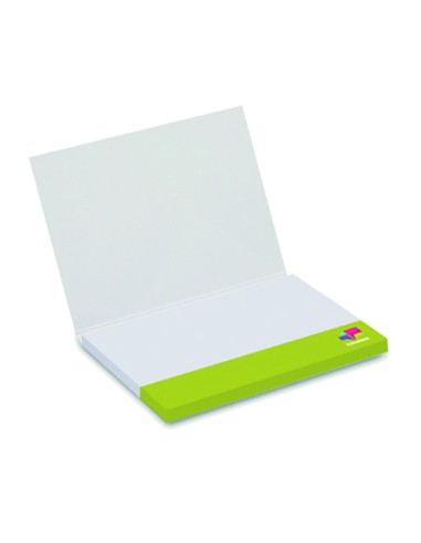 Notas adhesivas con tapa blanda