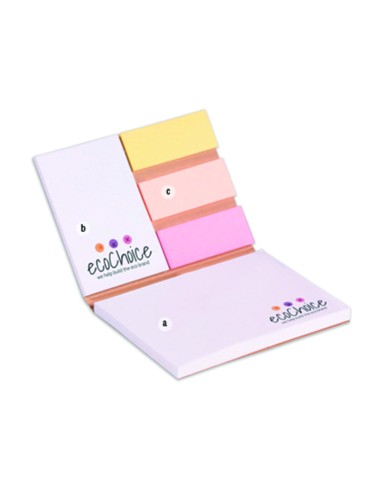 Blocs de notas de papel reciclado de tapa blanda