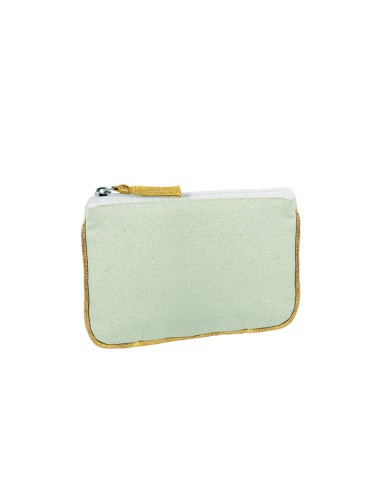 Neceseres de algodón con ribete en colores...