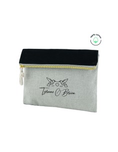 Neceseres de algodón bicolor