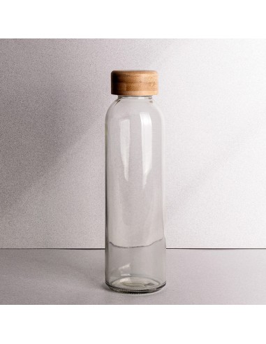 Botellas de cristal con tapón natural