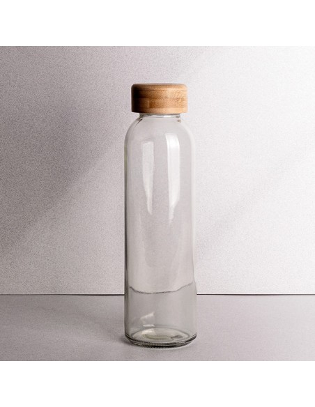 Botellas de cristal con tapón natural