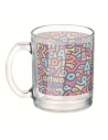 Tazas de café de cristal brillante 300 ml