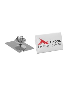 Pins de metal rectangulares