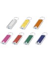 Llaveros de colores con linterna LED