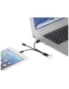 Cables de carga 3 en 1 con llavero