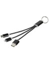 Cables de carga 3 en 1 con llavero