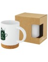 Tazas de cerámica con base de corcho 425 ml