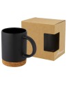 Tazas de cerámica con base de corcho 425 ml