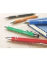 Bolígrafos con acabado de caucho