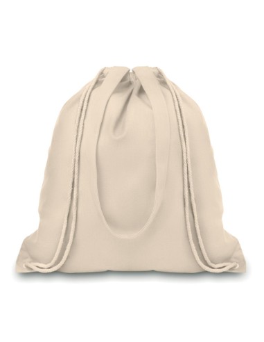 Bolsa de algodón 220g con asas y cuerdas