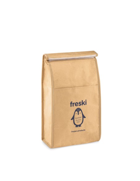 Porta bocadillos térmico de papel woven 3L