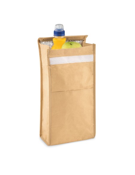 Porta bocadillos térmico de papel woven 3L
