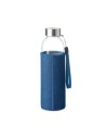 Botellas de vidrio funda efecto denim 500 ml