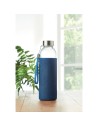 Botellas de vidrio funda efecto denim 500 ml