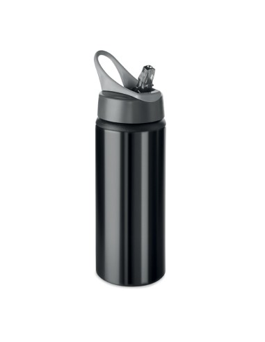 Bidones de aluminio con pajita plegable 600 ml