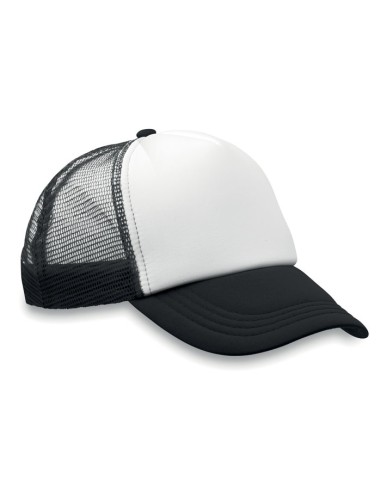 Gorras de poliéster de colores con rejilla