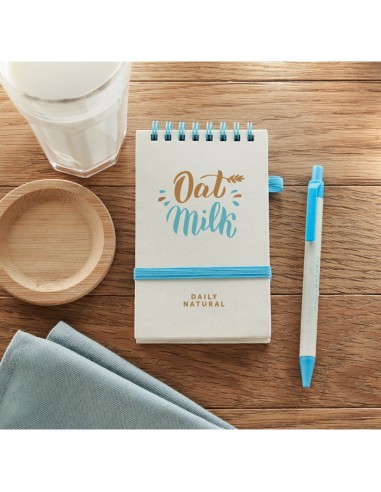 Cuadernos A6 de cartón de leche y RPET