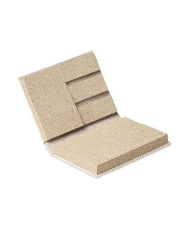 Notas adhesivas de diferentes tamaños con tapa...