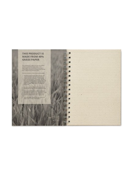 Cuadernos A5 con tapa de cartón RPET