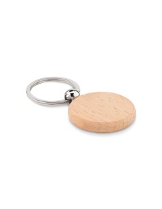 Llaveros de madera redondos