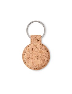 Llaveros de corcho redondos