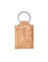 Llaveros de corcho rectangulares