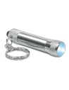Llaveros con mini linterna de aluminio