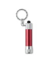 Llaveros con mini linterna de aluminio