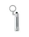 Llaveros con mini linterna de aluminio