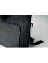 Mochilas de fieltro RPET con correa y bolsillo