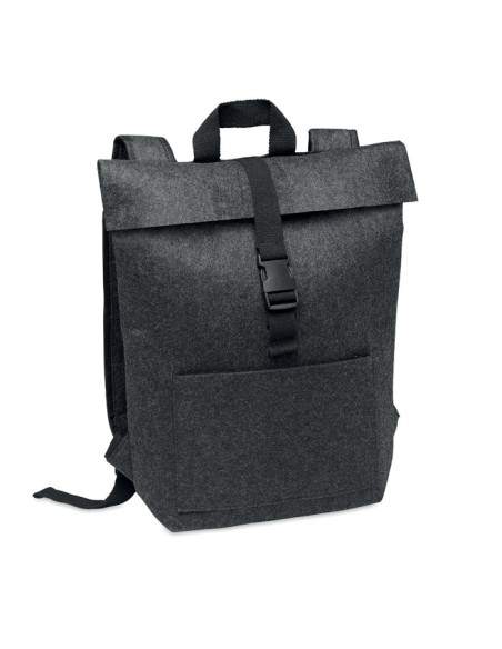 Mochilas de fieltro RPET con correa y bolsillo