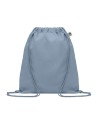 Mochilas de cuerdas de algodón orgánico 140g en múltiples colores