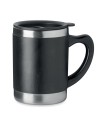 Tazas de acero inoxidable con carcasa de bambú 300 ml