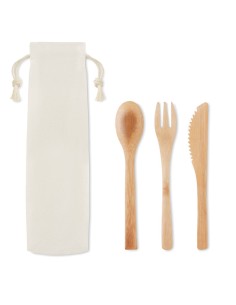 Sets de cubertos de bambú