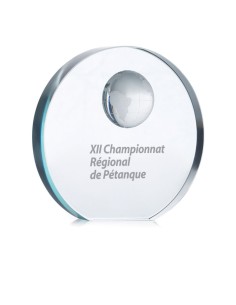 Trofeos de cristal con...