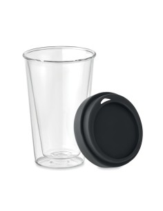 Vasos de vidrio con tapa de...