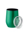 Vasos de acero inoxidable con tapa 350 ml