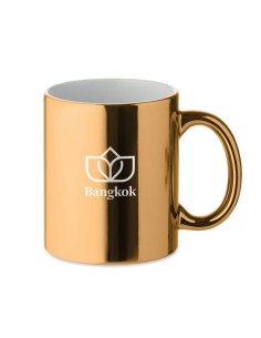 Tazas con acabado metálico...