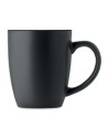 Tazas de cerámica negras con interior de color 290 ml