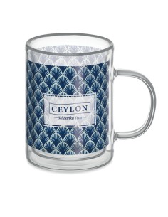 Tazas de vidrio de doble...