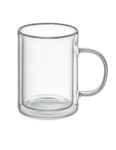 Tazas de vidrio de doble pared 225 ml