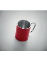 Tazas de acero inoxidable con asa de mosquetón 300 ml