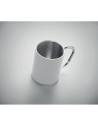 Tazas de acero inoxidable con asa de mosquetón 300 ml