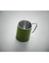 Tazas de acero inoxidable con asa de mosquetón 300 ml