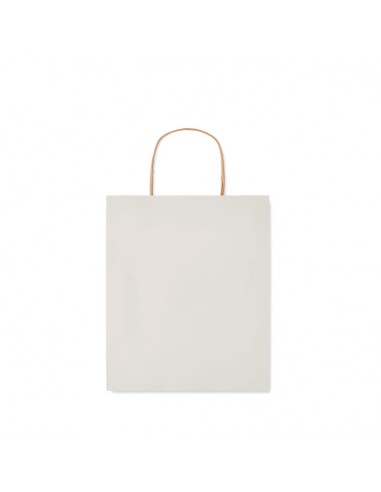 Bolsas de papel tamaño S 90g con asa torcida y...
