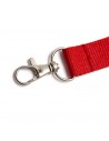 Lanyards de poliéster con cierre de mosquetón metálico
