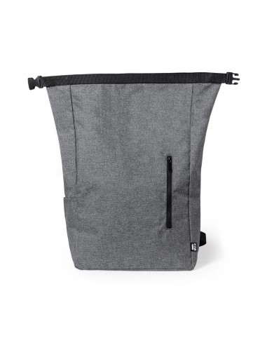 Mochilas RPET con bolsillo laterale y cierre de...